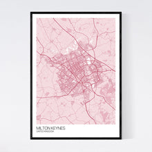 Load image into Gallery viewer, Milton Keynes City Map Print