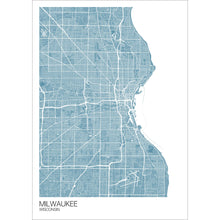 Load image into Gallery viewer, Map of Milwaukee, Wisconsin