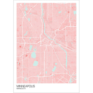 Map of Minneapolis, Minnesota