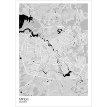 Load image into Gallery viewer, Map of Minsk, Belarus