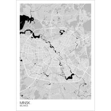 Load image into Gallery viewer, Map of Minsk, Belarus
