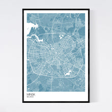 Load image into Gallery viewer, Minsk City Map Print