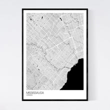 Load image into Gallery viewer, Mississauga City Map Print