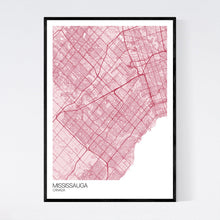 Load image into Gallery viewer, Mississauga City Map Print