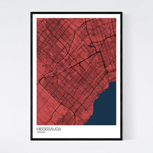 Load image into Gallery viewer, Map of Mississauga, Canada