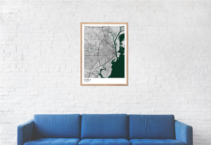 Map of Mobile, Alabama