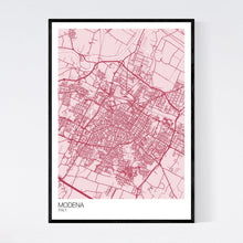 Load image into Gallery viewer, Modena City Map Print