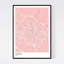Load image into Gallery viewer, Modena City Map Print