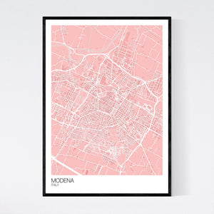 Modena City Map Print