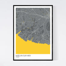 Load image into Gallery viewer, Moëlan-sur-Mer City Map Print