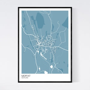 Moffat Town Map Print