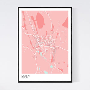 Moffat Town Map Print