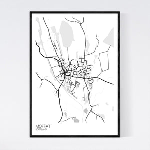 Map of Moffat, Scotland