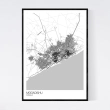Load image into Gallery viewer, Mogadishu City Map Print