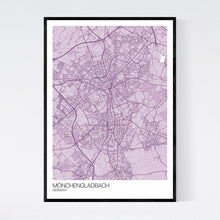 Load image into Gallery viewer, Mönchengladbach City Map Print