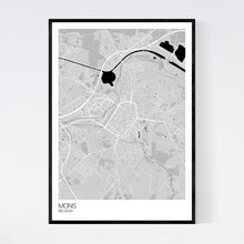 Load image into Gallery viewer, Mons City Map Print