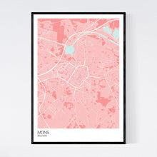 Load image into Gallery viewer, Mons City Map Print