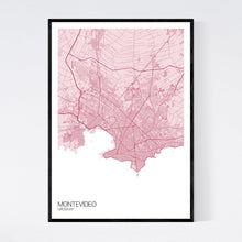 Load image into Gallery viewer, Map of Montevideo, Uruguay