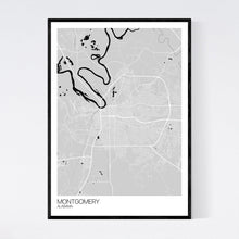 Load image into Gallery viewer, Montgomery City Map Print