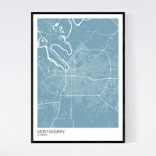 Load image into Gallery viewer, Montgomery City Map Print