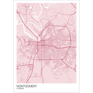 Map of Montgomery, Alabama
