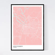 Load image into Gallery viewer, Montgomery City Map Print