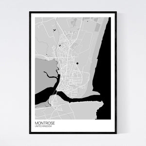 Montrose City Map Print