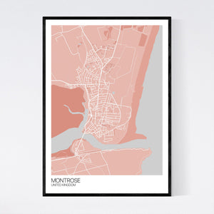 Montrose City Map Print