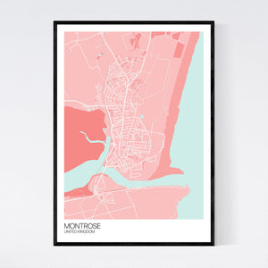 Montrose City Map Print