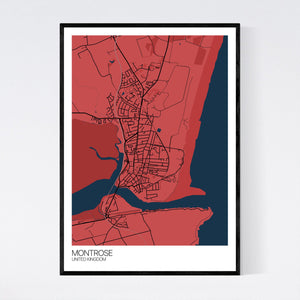 Montrose City Map Print