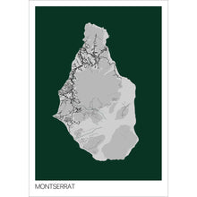 Load image into Gallery viewer, Map of Montserrat, 