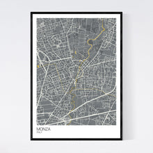Load image into Gallery viewer, Monza City Map Print