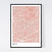 Load image into Gallery viewer, Monza City Map Print
