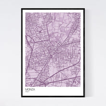 Load image into Gallery viewer, Monza City Map Print