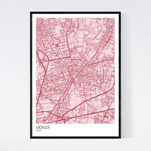 Load image into Gallery viewer, Monza City Map Print