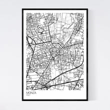 Load image into Gallery viewer, Monza City Map Print