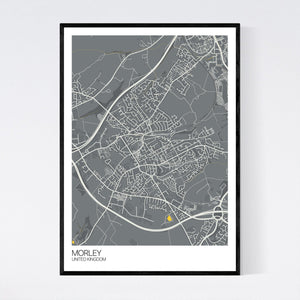 Morley City Map Print