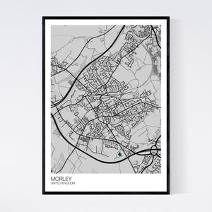 Morley City Map Print