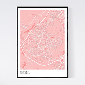 Morley City Map Print