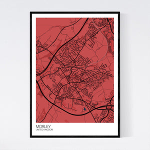 Morley City Map Print