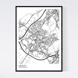 Morley City Map Print