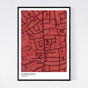 Morningside Neighbourhood Map Print