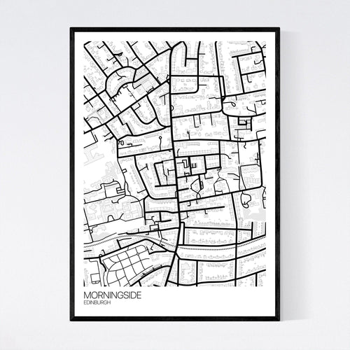 Map of Morningside, Edinburgh