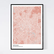 Load image into Gallery viewer, Moscow City Map Print