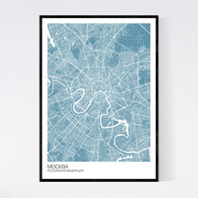 Load image into Gallery viewer, Moscow City Map Print