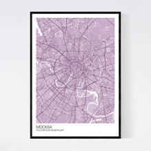Load image into Gallery viewer, Moscow City Map Print