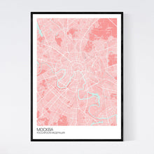 Load image into Gallery viewer, Moscow City Map Print