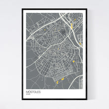 Load image into Gallery viewer, Map of Móstoles, Spain