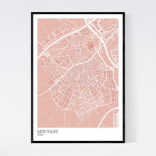 Load image into Gallery viewer, Móstoles City Map Print