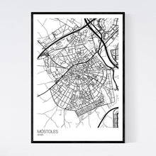 Load image into Gallery viewer, Móstoles City Map Print